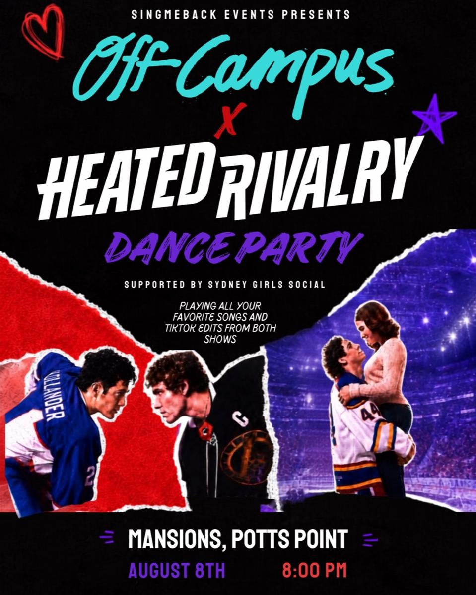 Off Campus x Heated Rivalry poster